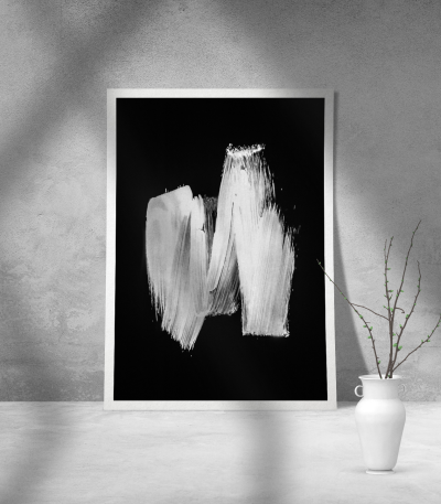 Εκτύπωση σε Αφίσα Χαρτί Brush Paint 2