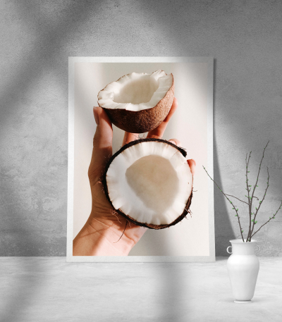 Εκτύπωση σε Αφίσα Χαρτί Coconut 1