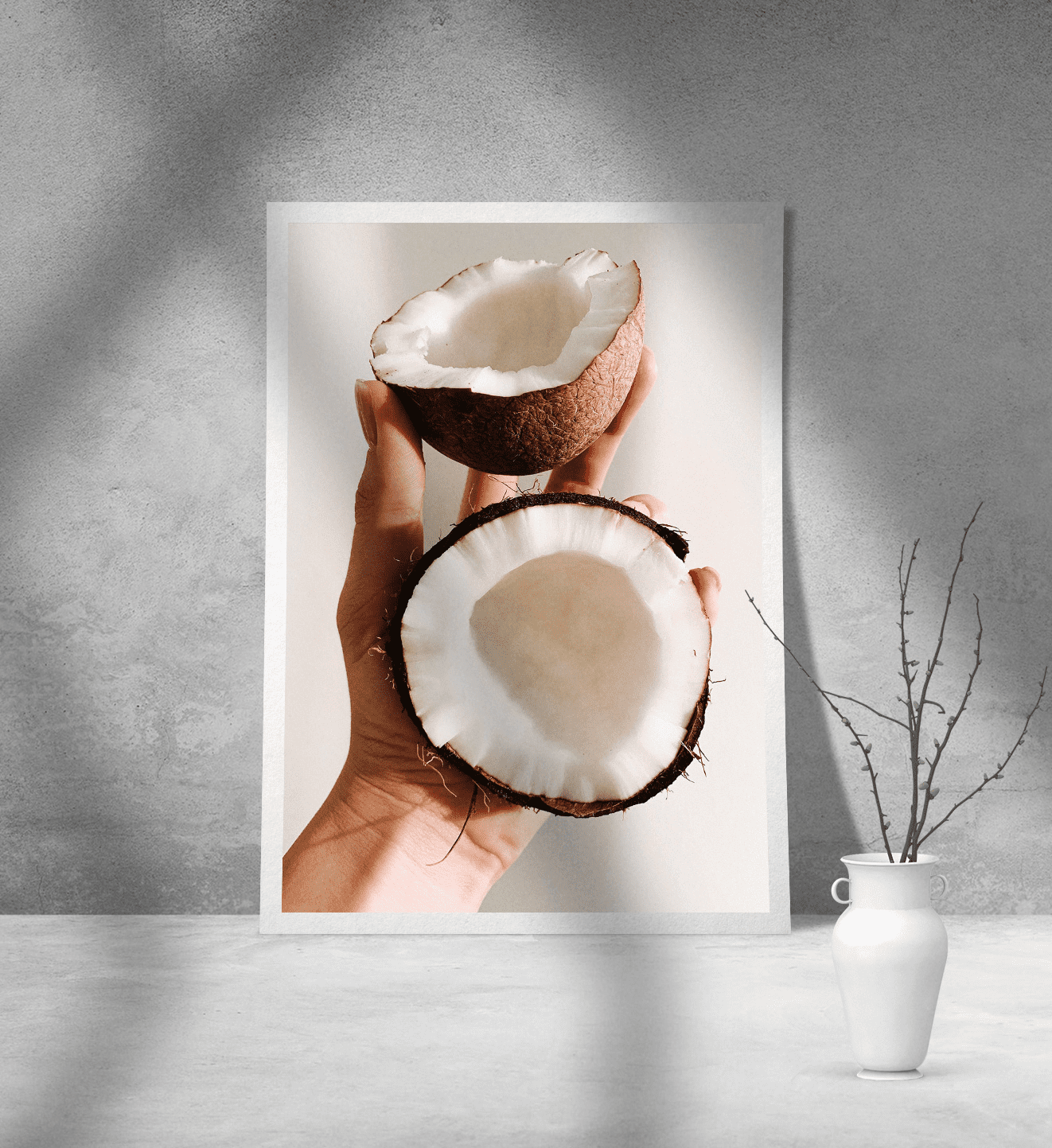 Εκτύπωση σε Αφίσα Χαρτί Coconut 1