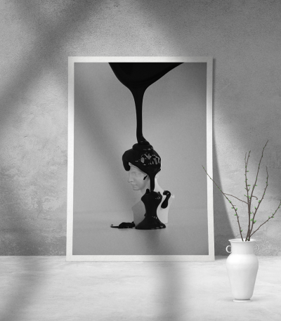 Εκτύπωση σε Αφίσα Χαρτί Black and White Minimal Art