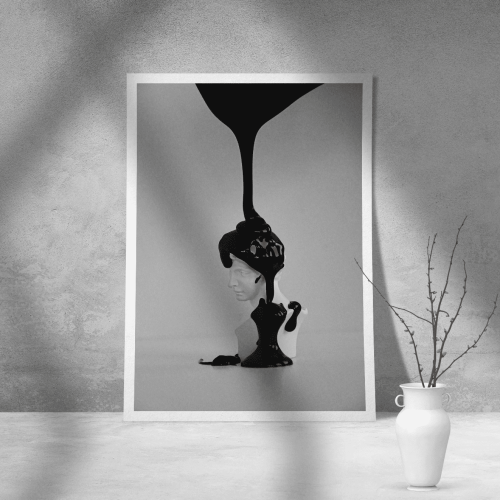 Εκτύπωση σε Αφίσα Χαρτί Black and White Minimal Art