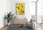 Εκτύπωση σε Αφίσα Χαρτί Yellow Flowers