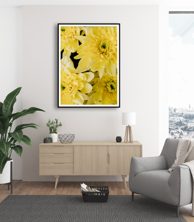 Εκτύπωση σε Αφίσα Χαρτί Yellow Flowers