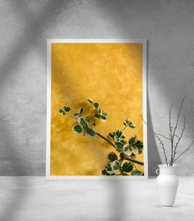 Εκτύπωση σε Αφίσα Χαρτί Yellow Theme Poster