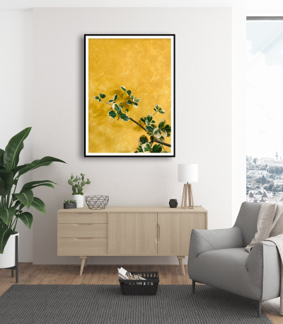 Εκτύπωση σε Αφίσα Χαρτί Yellow Theme Poster