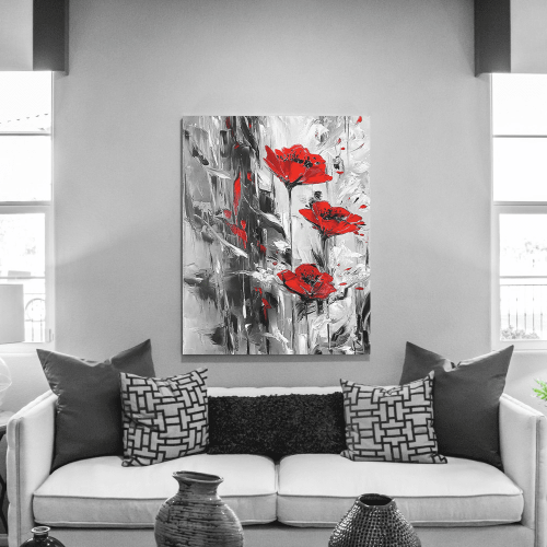 Πίνακας σε Καμβά : Tulips Art Canvas