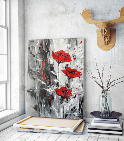Πίνακας σε Καμβά : Tulips Art Canvas
