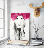 Πίνακας σε Καμβά : Abstract Portrait Drawing