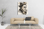 Πίνακας σε Καμβά : Frida Kahlo Watercolor Effect