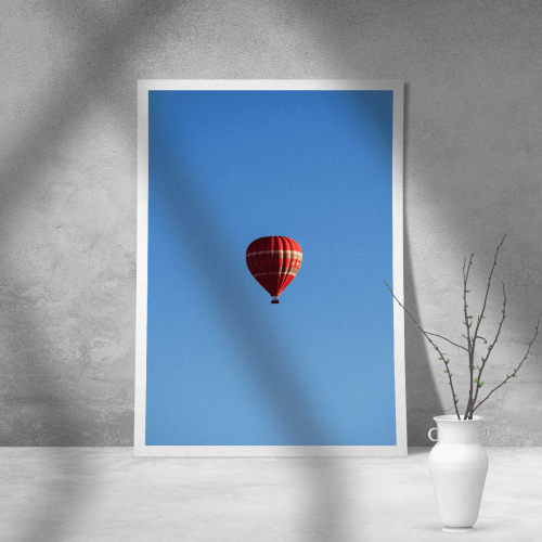 Εκτύπωση σε Αφίσα Χαρτί Hot Air Balloon