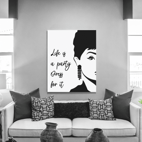 Πίνακας σε Καμβά : Life Is A Party