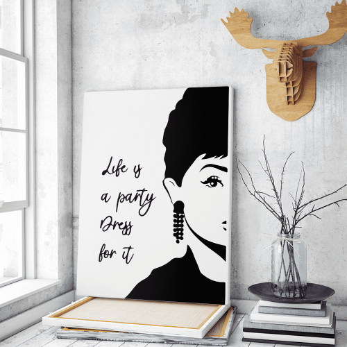Πίνακας σε Καμβά : Life Is A Party