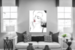 Πίνακας σε Καμβά : Red Lipstick Lady