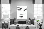 Πίνακας σε Καμβά : Audrey Hepburn portrait