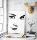 Πίνακας σε Καμβά : Audrey Hepburn portrait