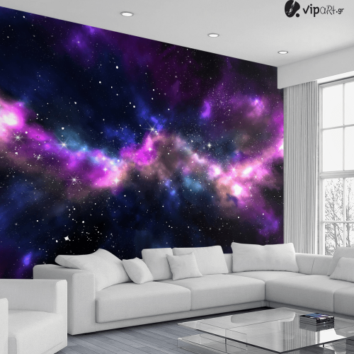 Αυτοκόλλητη Ταπετσαρία Τοίχου 3d : Galaxy no3