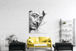 Πίνακας σε Καμβά : Dali Graffiti Portrait