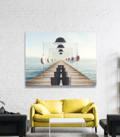 Πίνακας σε Καμβά : Surealism Mirror Art