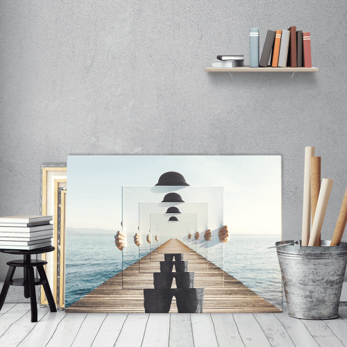 Πίνακας σε Καμβά : Surealism Mirror Art