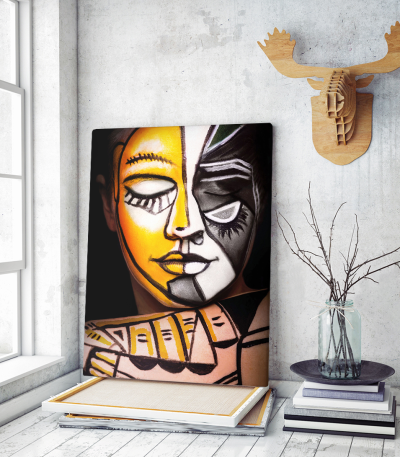Πίνακας σε Καμβά : Surrealism makeup art