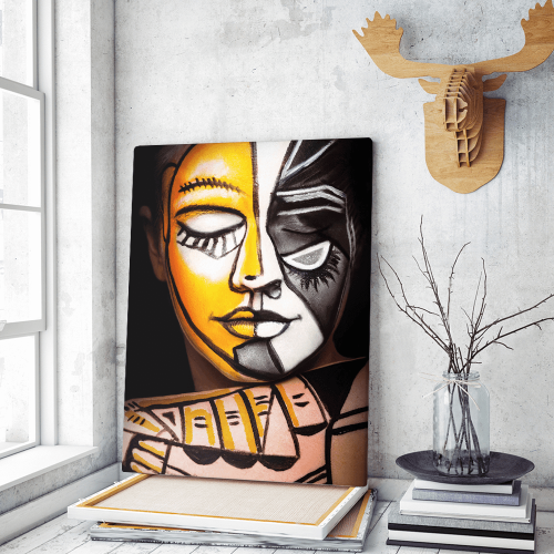Πίνακας σε Καμβά : Surrealism makeup art