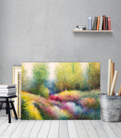 Πίνακας σε Καμβά : colorful abstract canvas