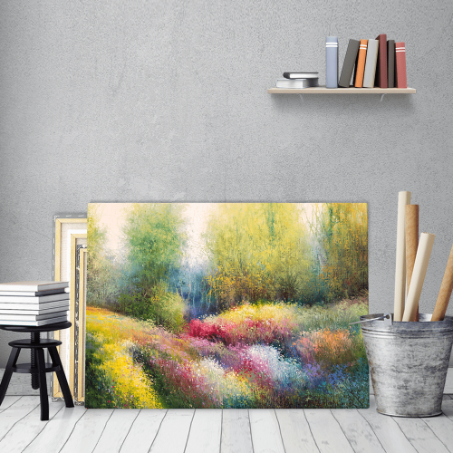 Πίνακας σε Καμβά : colorful abstract canvas