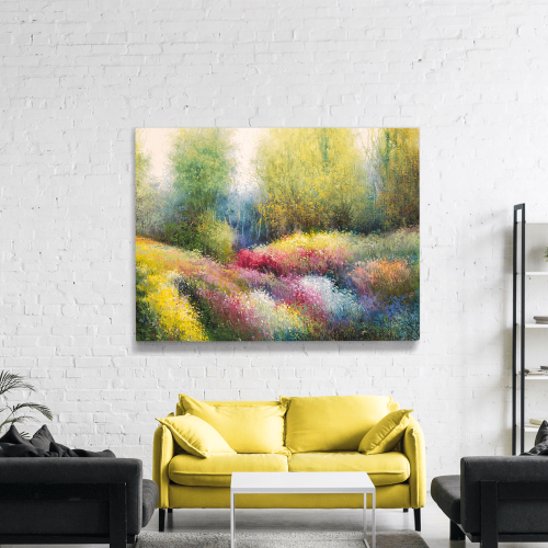 Πίνακας σε Καμβά : colorful abstract canvas