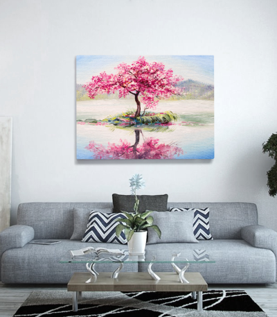 Πίνακας σε Καμβά : Beautiful Blossom Tree