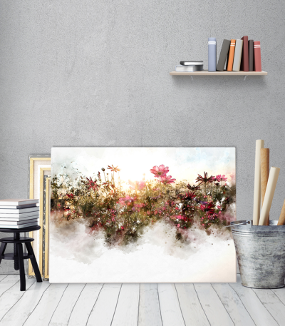 Πίνακας σε Καμβά : Floral Abstract