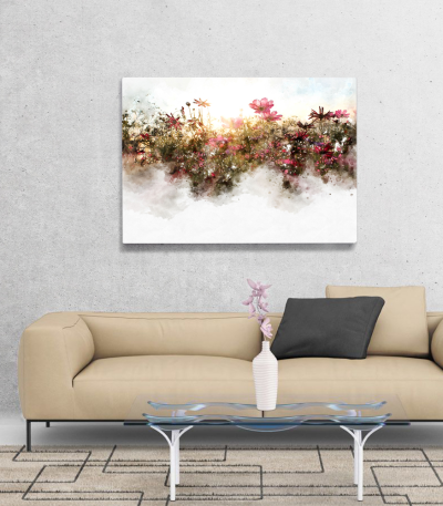 Πίνακας σε Καμβά : Floral Abstract
