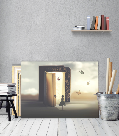 Πίνακας σε Καμβά : Surrealistic Book Art