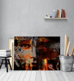 Πίνακας σε Καμβά : Abstract Face Art