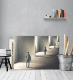 Πίνακας σε Καμβά : Surrealistic Mirror Room