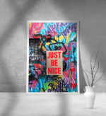 Εκτύπωση σε Αφίσα Χαρτί Just Be Nice