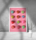 Εκτύπωση σε Αφίσα Χαρτί Colorful Macarons