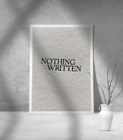Εκτύπωση σε Αφίσα Χαρτί Nothing Written