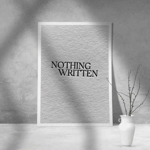 Εκτύπωση σε Αφίσα Χαρτί Nothing Written