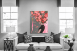 Πίνακας σε Καμβά : Spring Roses Art Lady