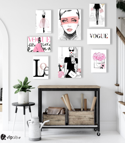 Σύνθεση Με Πίνακες Καμβάδες Designer Art