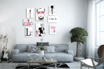 Σύνθεση Με Πίνακες Καμβάδες Designer Art