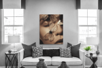 Πίνακας σε Καμβά : Butterfly Woman Portrait