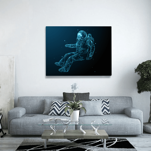 Πίνακας σε Καμβά : Astronaut Illustration