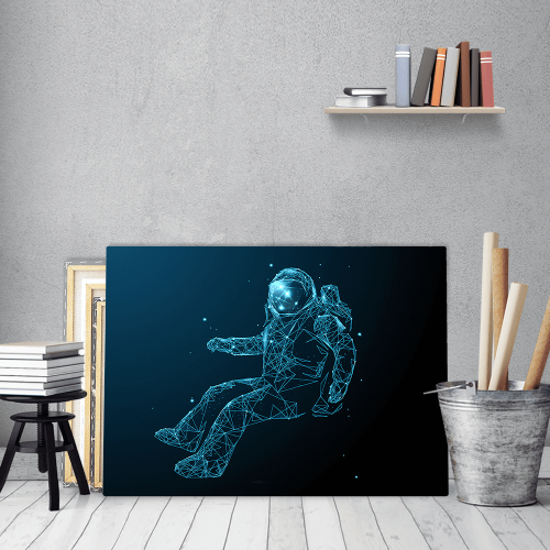Πίνακας σε Καμβά : Astronaut Illustration