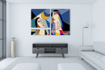 Σύνθεση Με Πίνακες Καμβάδες 105x70- 3 Τεμάχια - Cubism Art Col