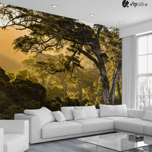 Αυτοκόλλητη Ταπετσαρία Τοίχου 3d : Forest