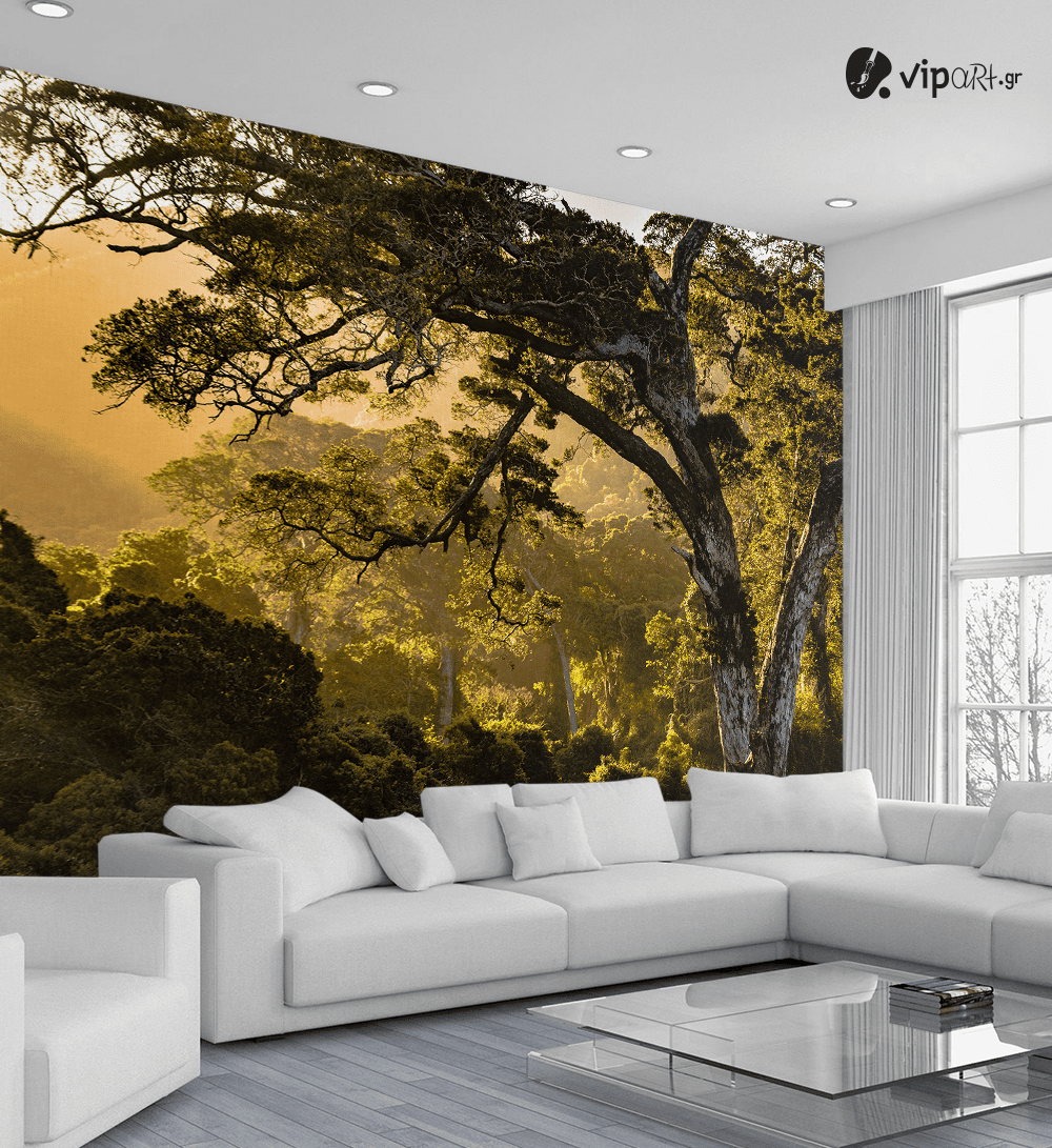 Αυτοκόλλητη Ταπετσαρία Τοίχου 3d : Forest