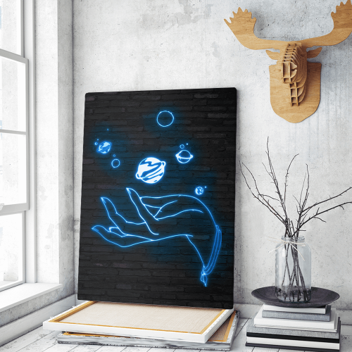 Πίνακας σε Καμβά : Neon Galaxy