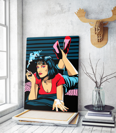 Πίνακας σε Καμβά : Pop Art Pulp Fiction