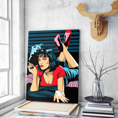 Πίνακας σε Καμβά : Pop Art Pulp Fiction